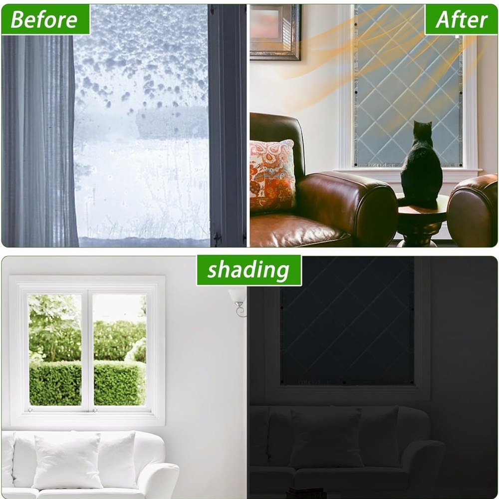 🪟Insulating panel for window -Clim or Winter Privacy Window GREY BRAND NEW NWT🪟